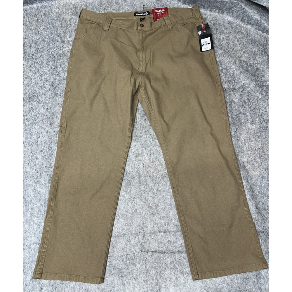 Wolverine Men Steelhead Stretch Everyday Pant Apparel-Hickory Color- New-(54-10)
